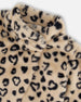 Printed Faux Fur Jacket Leopard - G20O50_000