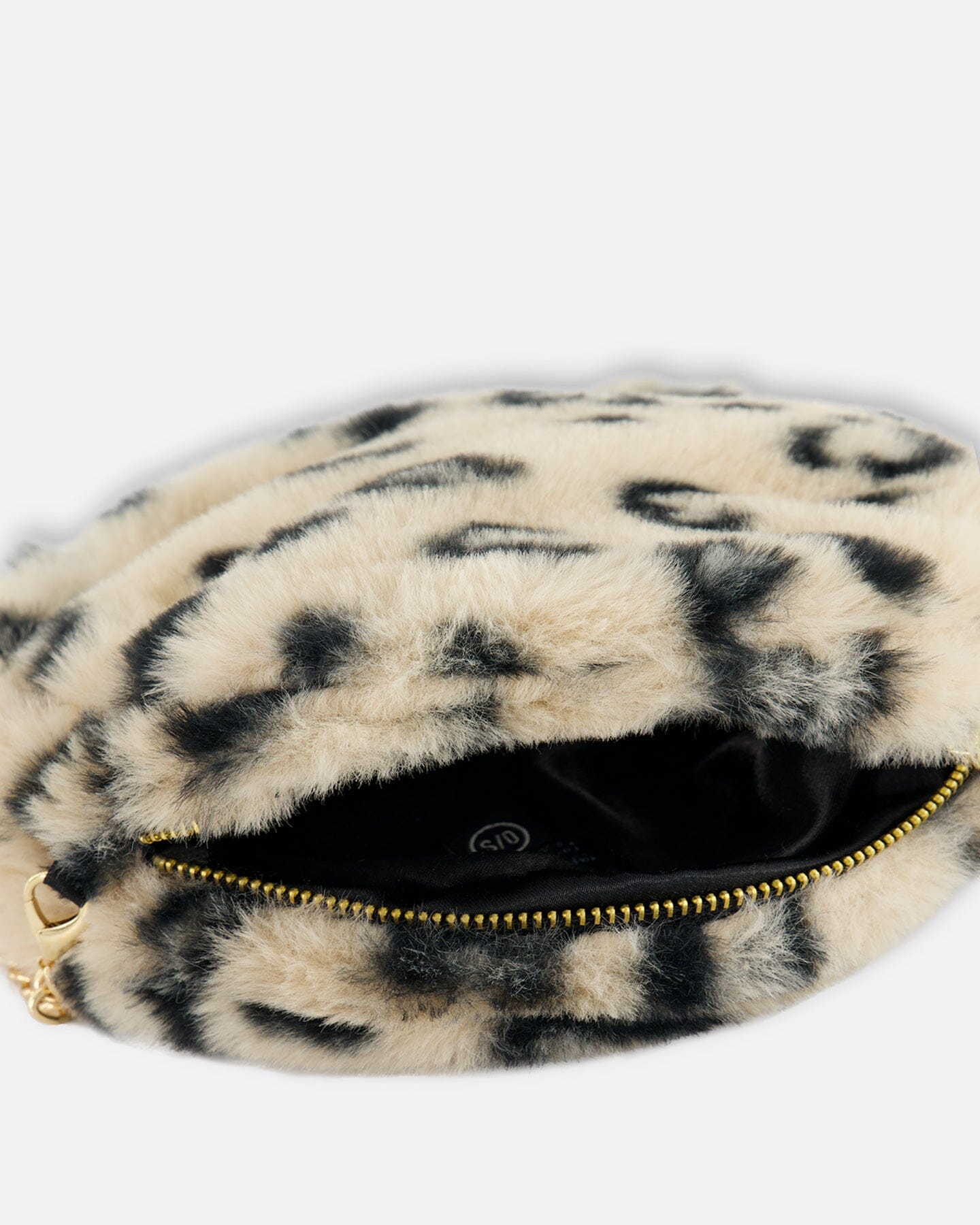 Printed Leopard Faux Fur Shoulder Bag Accessories Deux par Deux 