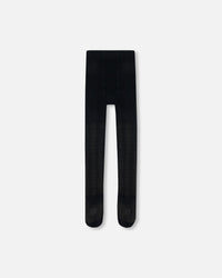 Tonal Jacquard Tights Black Accessories Deux par Deux 