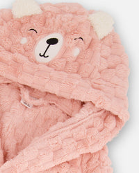 Plush Robe Light Pink Pajamas Deux par Deux 