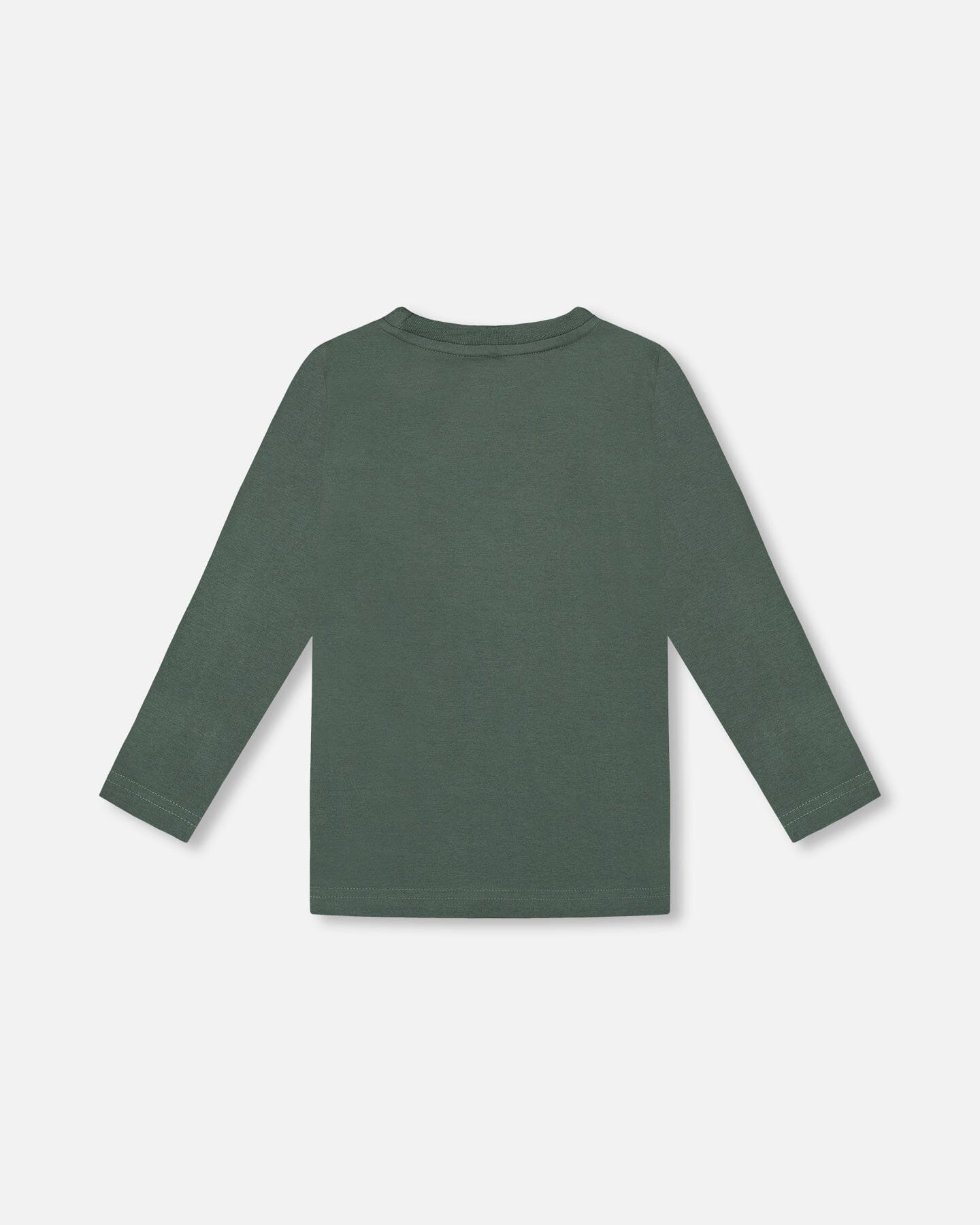 T-Shirt With Print Forest Green Tees & Tops Deux par Deux 