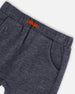 Super Soft Hooded Top And Brushed Jersey Pant Set Navy Sets Deux par Deux 
