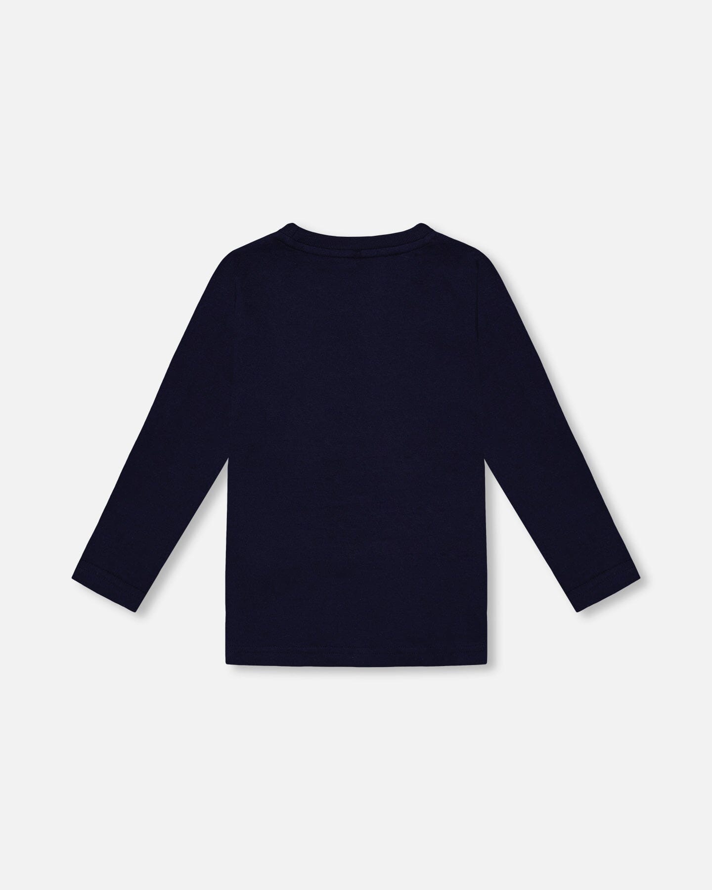 T-Shirt With Print Navy Tees & Tops Deux par Deux 