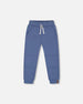 Fleece Sweatpants With Pockets Blue - G20U21_774