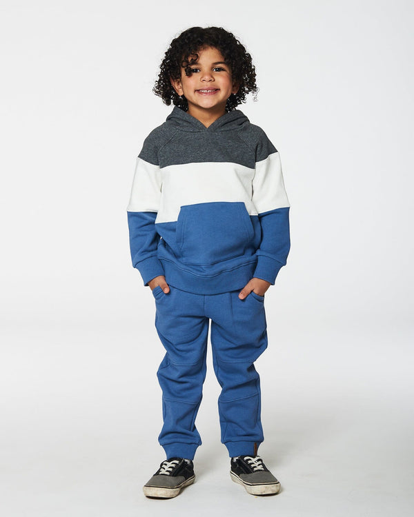 Fleece Sweatpants With Pockets Blue Pants & Shorts Deux par Deux 