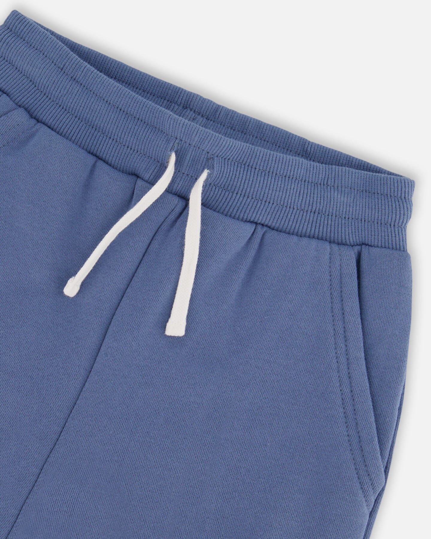 Fleece Sweatpants With Pockets Blue - G20U21_774