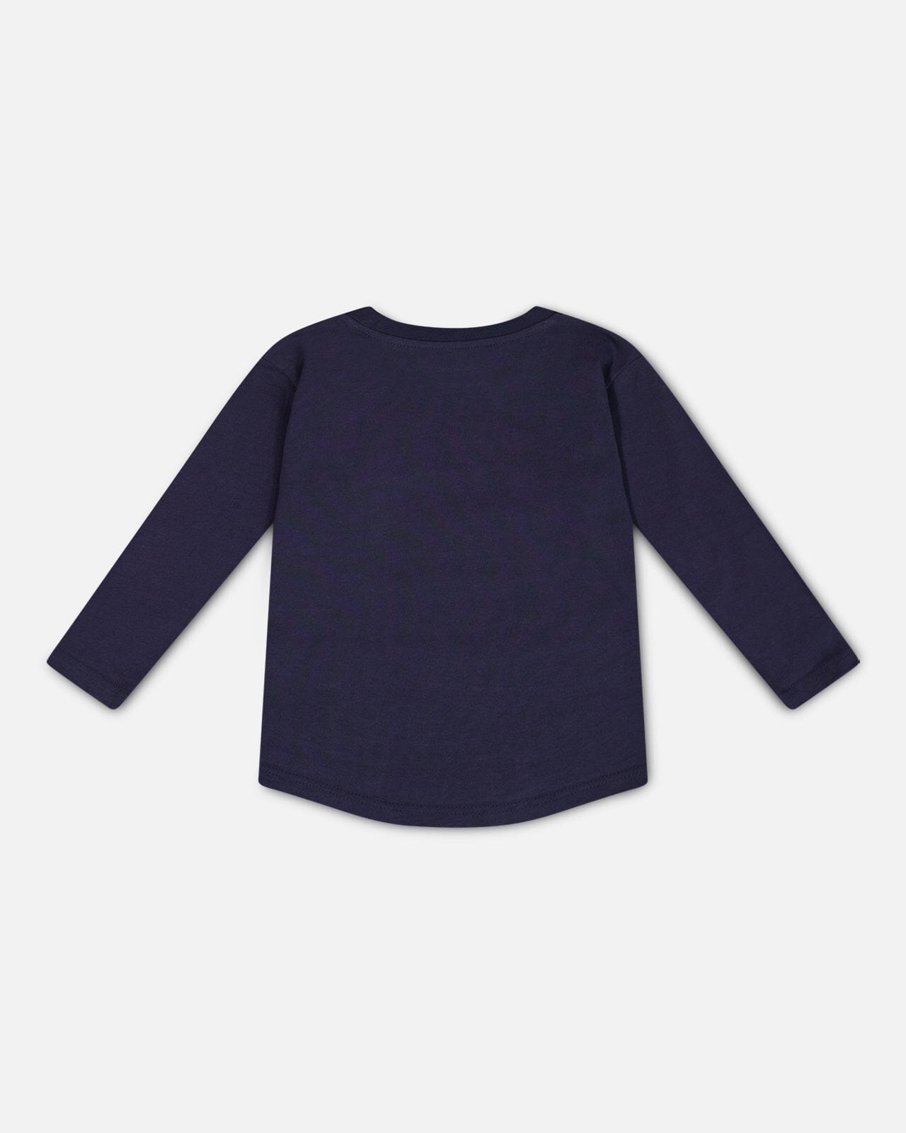 Long Sleeve T-Shirt With Print Navy - G20U72_481