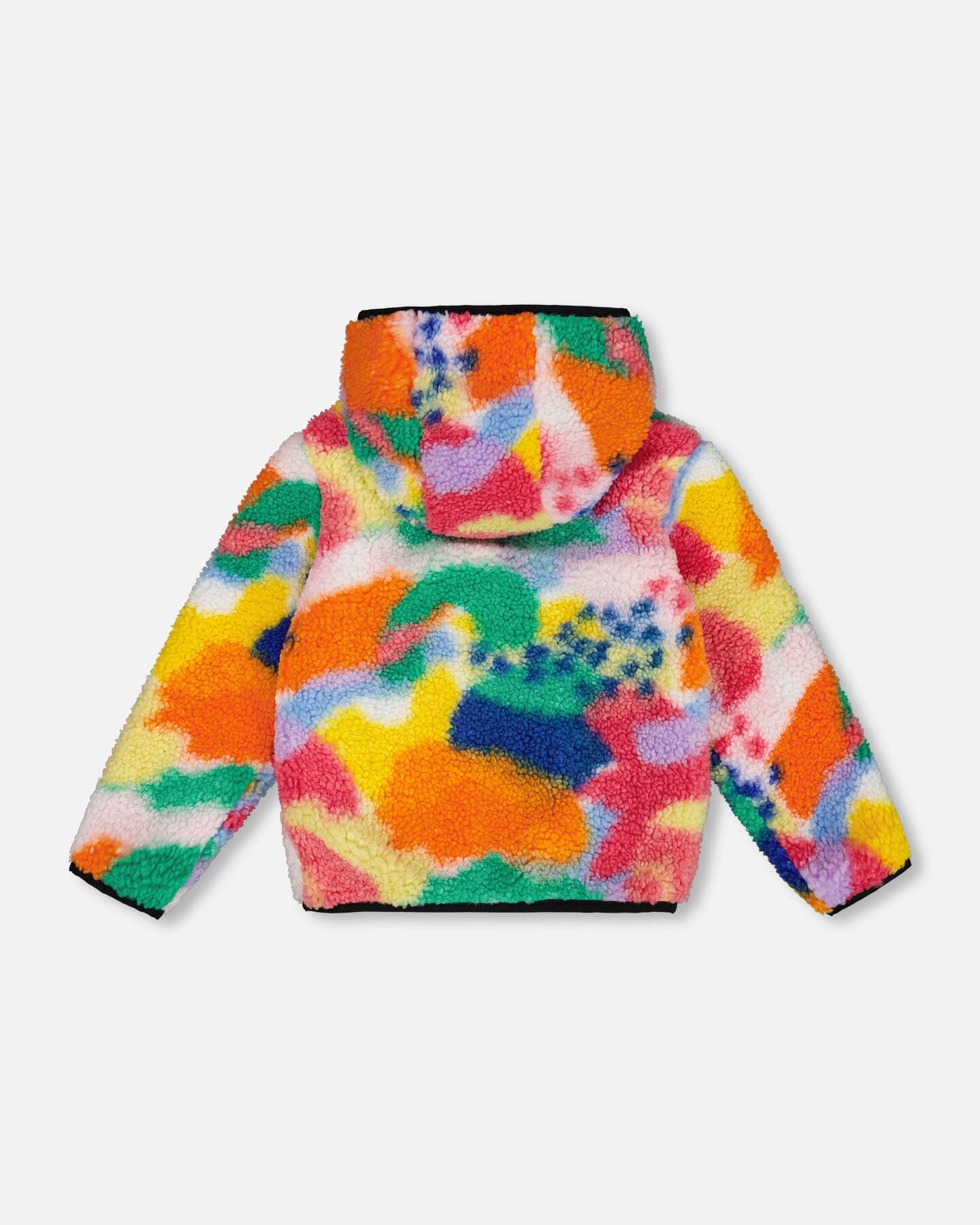 Reversible Sherpa Jacket Multicolored Outerwear Deux par Deux 