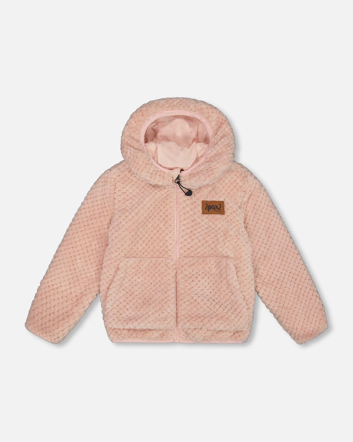 Reversible Plush Jacket Pink Outerwear Deux par Deux 