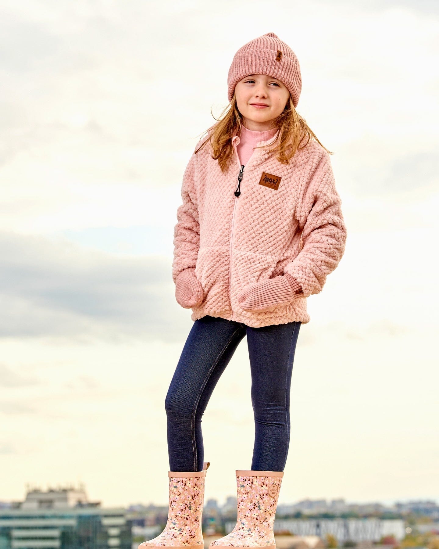 Reversible Plush Jacket Pink - G20W60_666