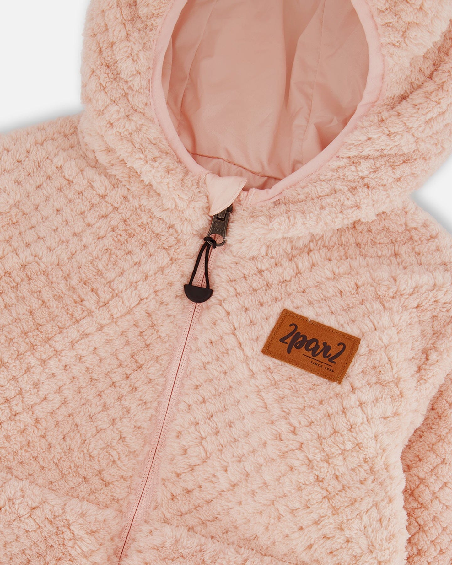 Reversible Plush Jacket Pink Outerwear Deux par Deux 