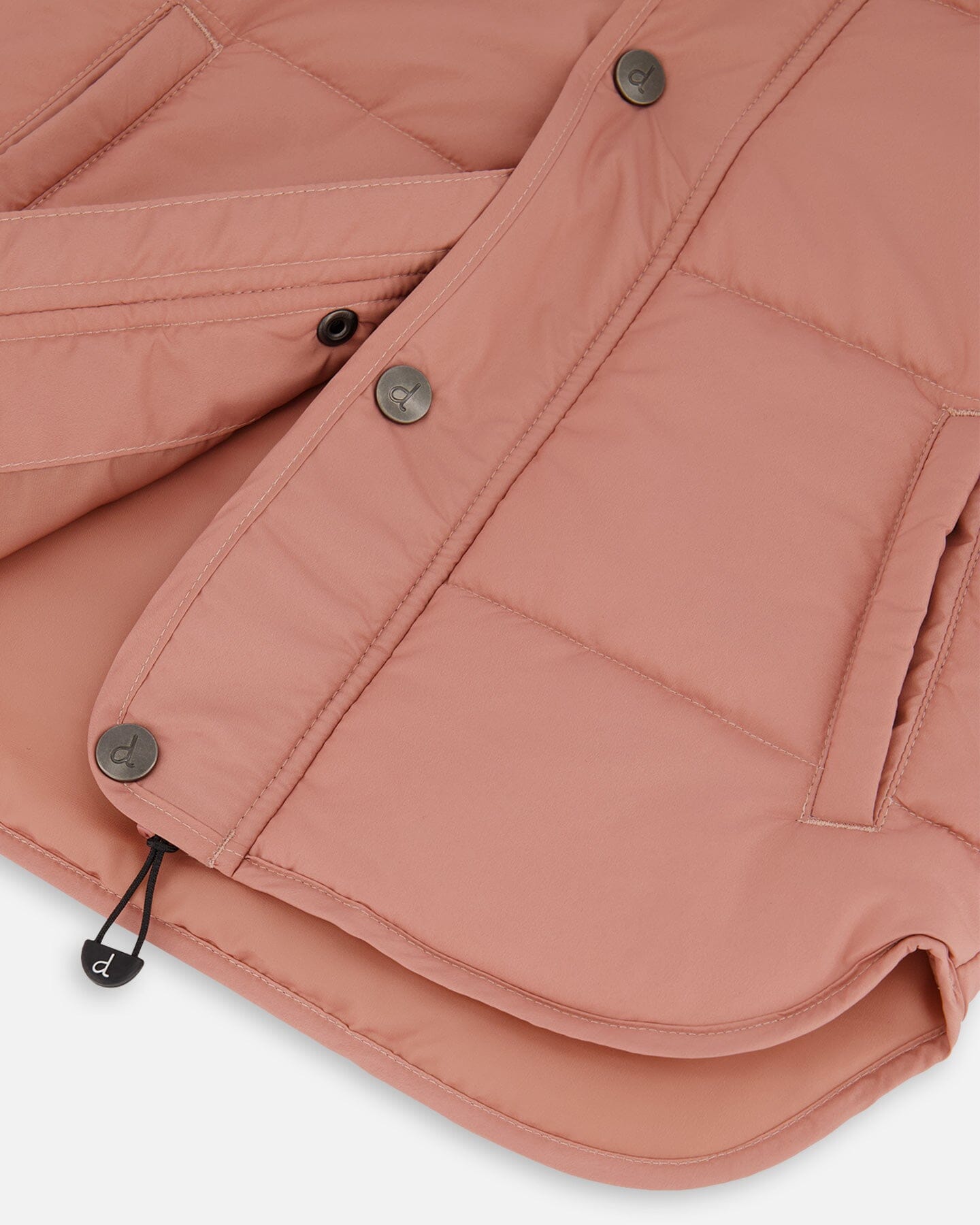 Quilted Jacket Pink Outerwear Deux par Deux 