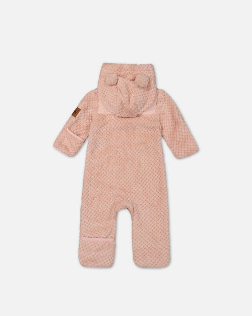 Baby One Piece Plush Pink Outerwear Deux par Deux 