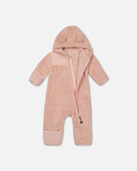 Baby One Piece Plush Pink Outerwear Deux par Deux 