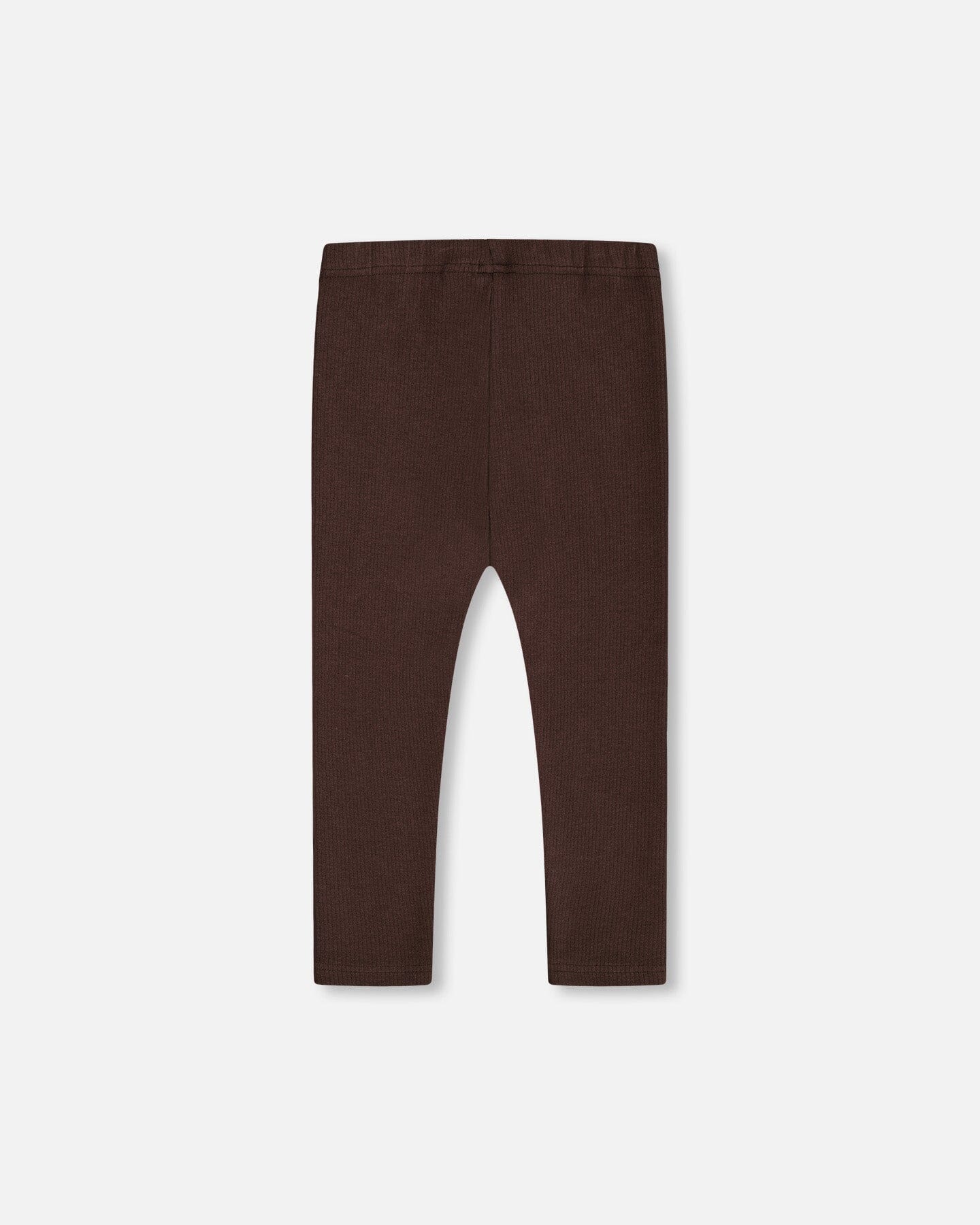 Rib Leggings Dark Brown Leggings Deux par Deux 