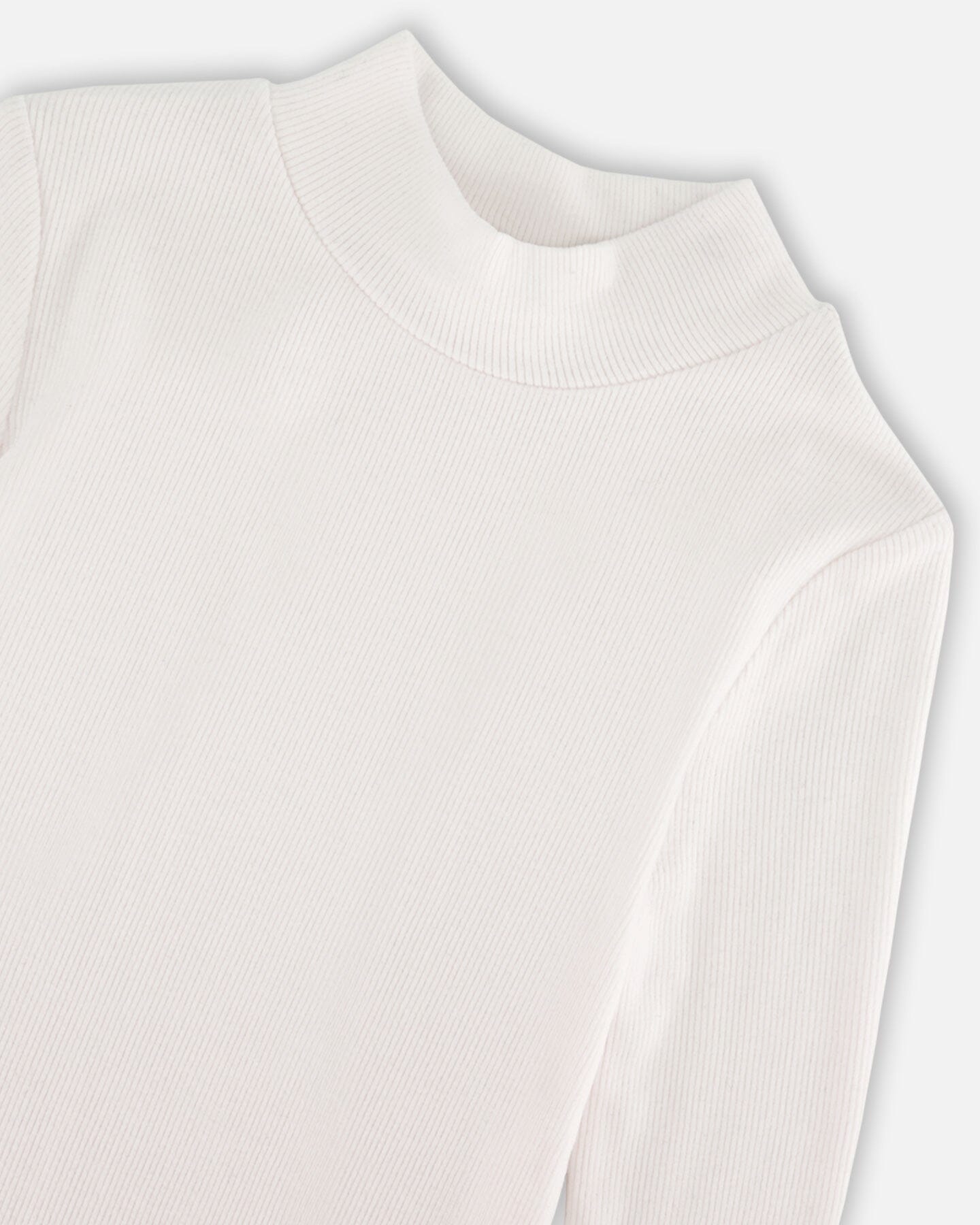 Super Soft Brushed Mock Neck Top Off White - G20YG71_100