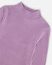Super Soft Brushed Mock Neck Top Lilac - G20YG71_554