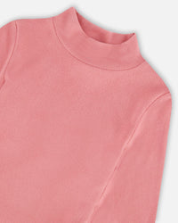 Super Soft Brushed Mock Neck Top Pink - G20YG71_655