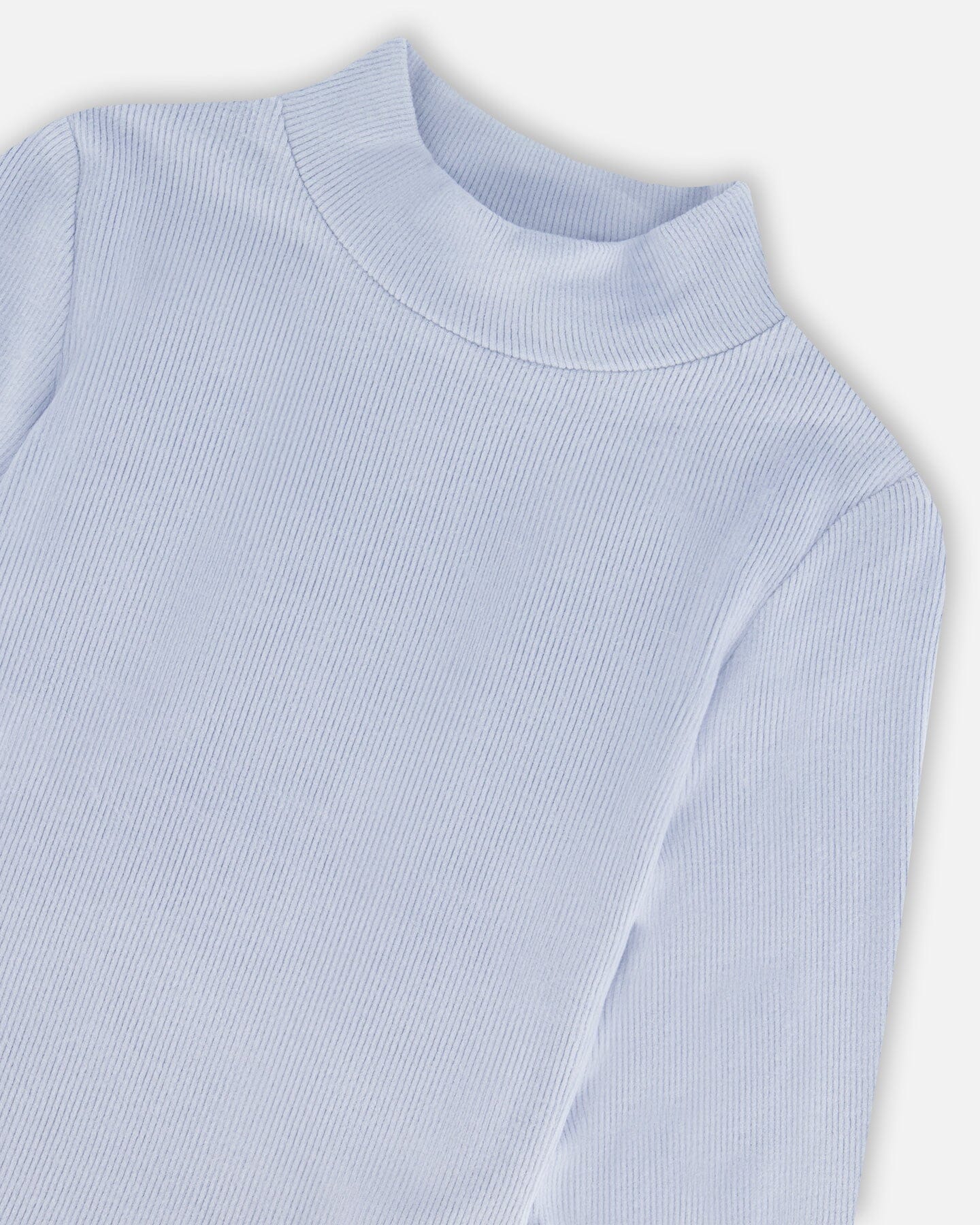 Super Soft Brushed Mock Neck Top Light Blue - G20YG71_770