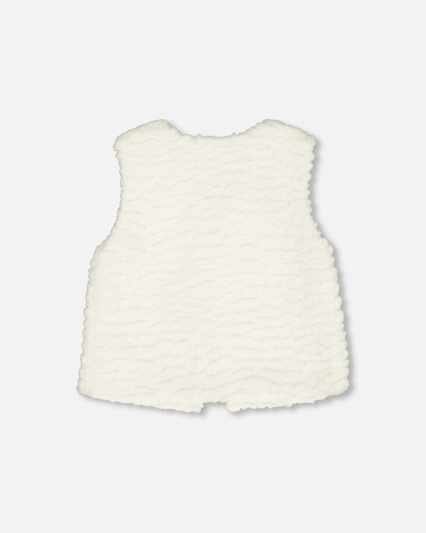 Faux Fur Vest Off White - G20Z30_101