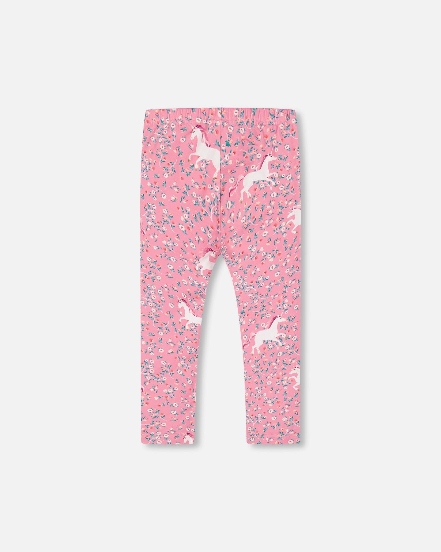 Legging rose imprime licornes Deux par Deux