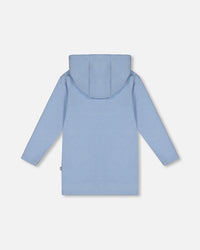 Hooded Rib Tunic Light Blue - G20Z76_447