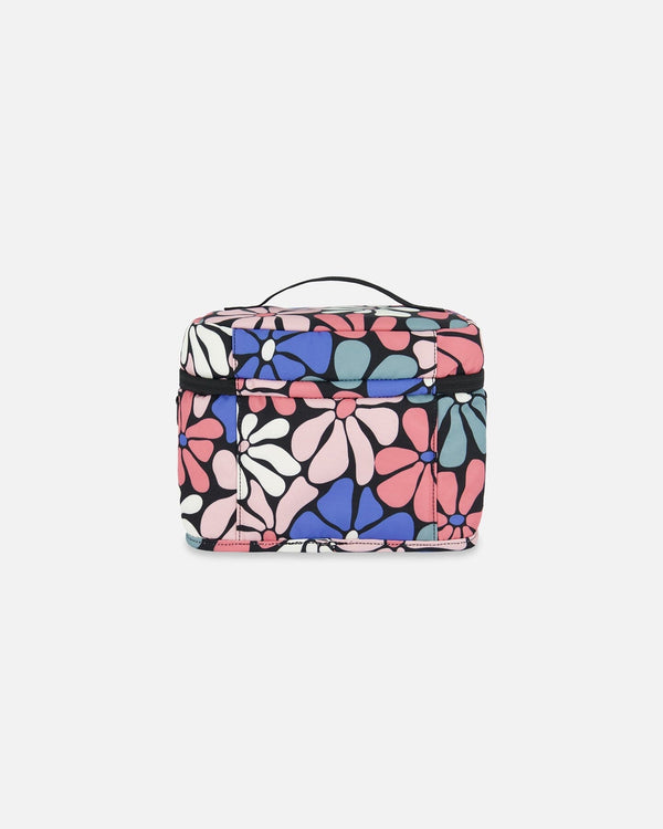 Lunch Box Printed Retro Flowers - G20ZBL_006