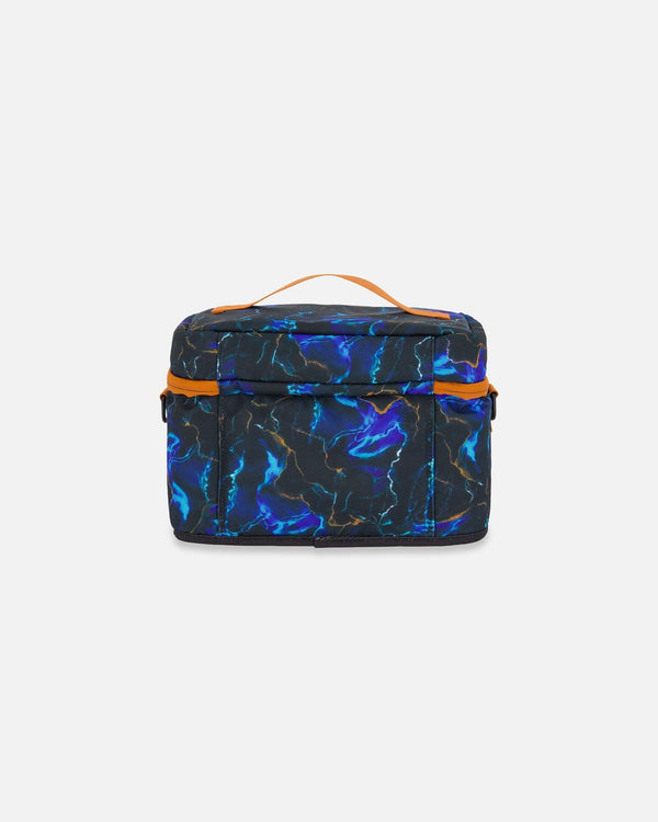 Lunch Box Black Printed Storm - G20ZBL_020