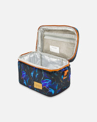 Lunch Box Black Printed Storm - G20ZBL_020