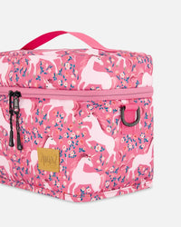 Lunch Box Pink Printed Unicorn - G20ZBL_042