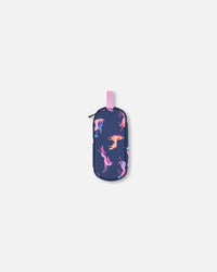 Pencil Case Navy Printed Unicorn - G20ZEC_012