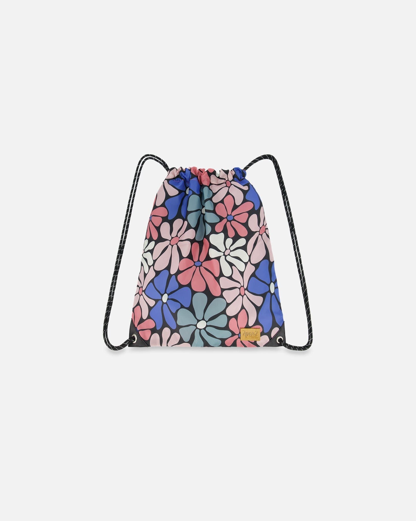 Drawstring Bag Printed Retro Flowers - G20ZSC_006