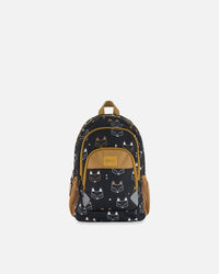 Toddler Backpack Black Printed Fox - G20ZSD2_043