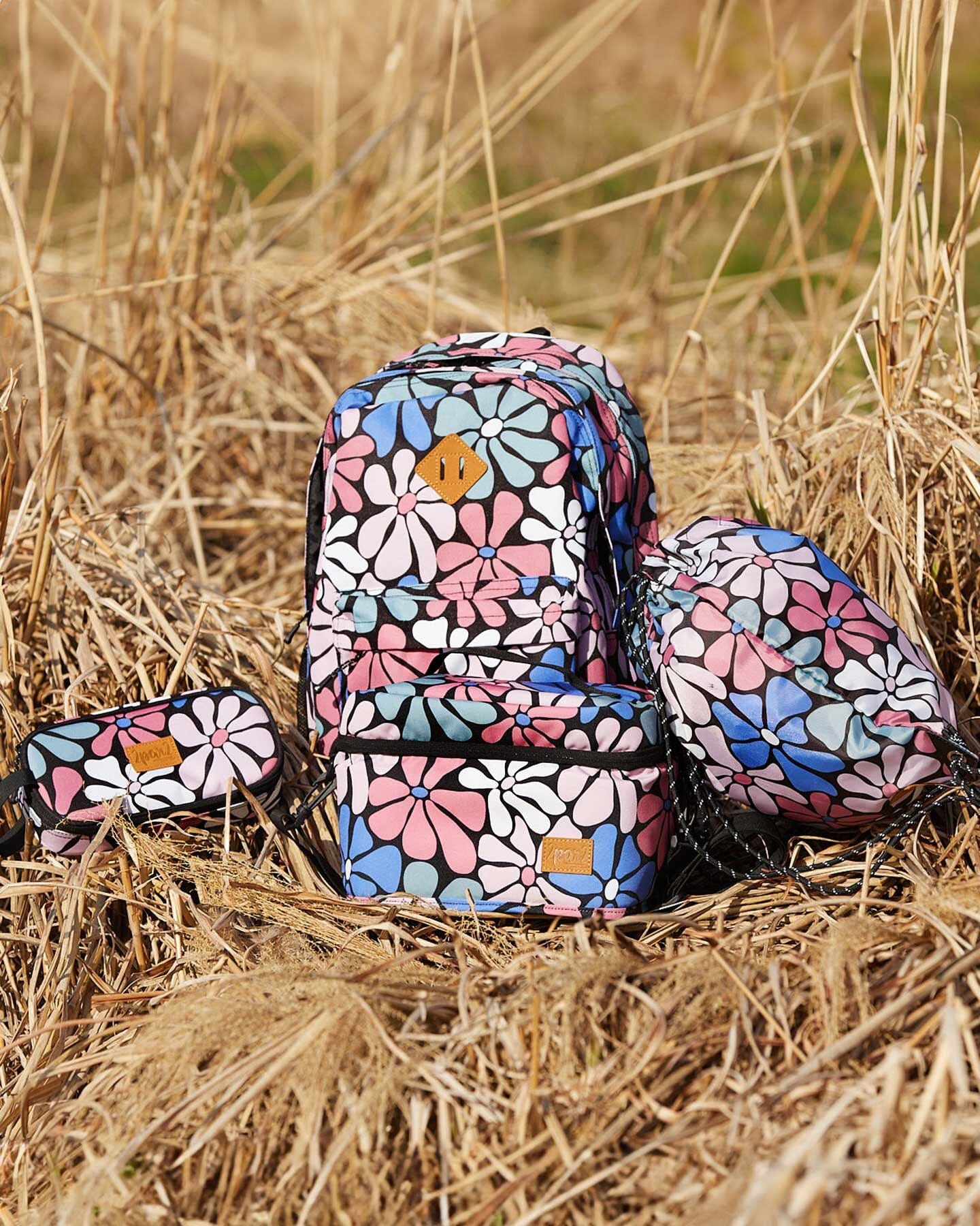 Backpack Printed Retro Flowers - G20ZSD_006