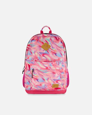 Backpack Printed Marble - 18L School Supplies Deux par Deux 