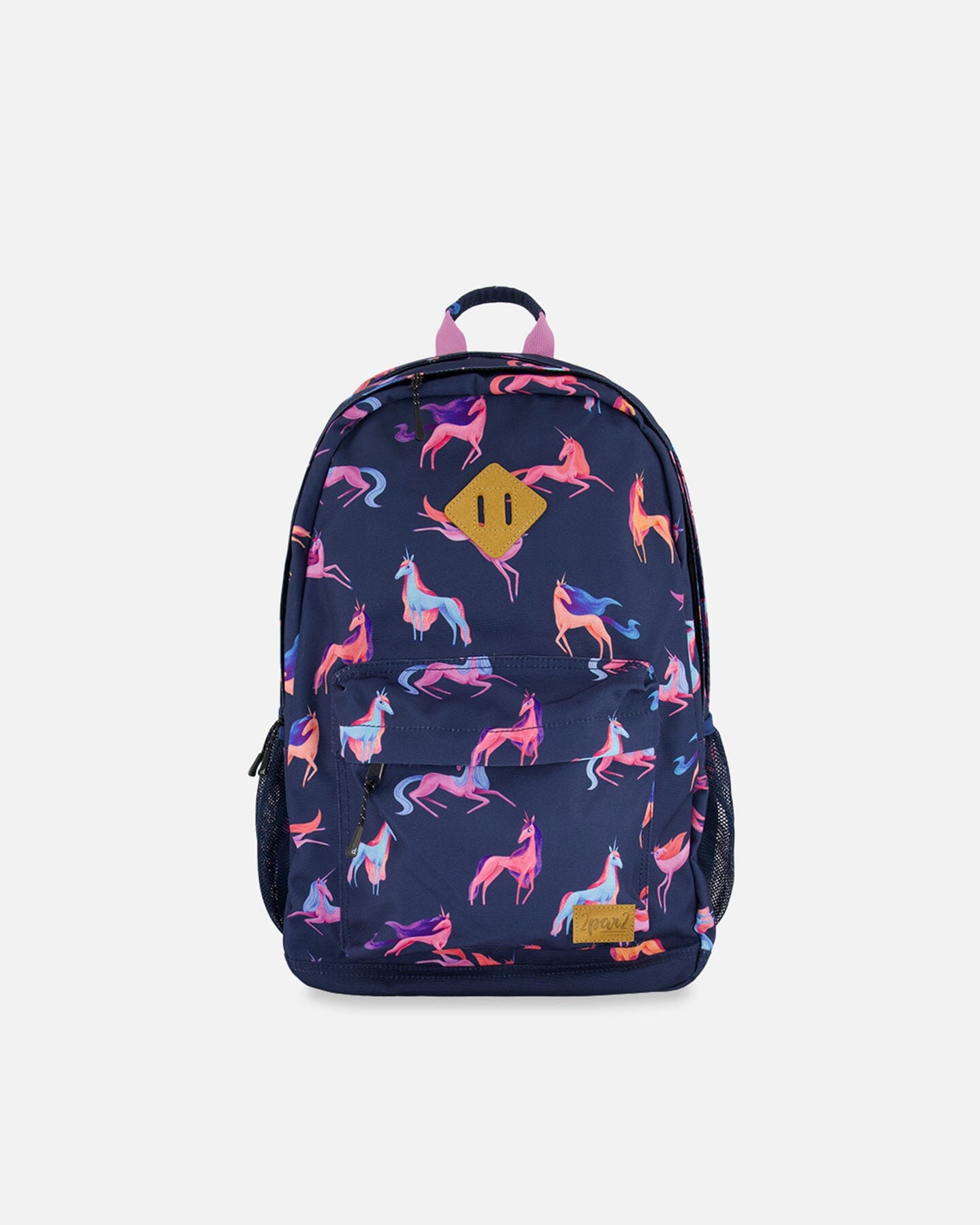 Backpack Navy Printed Unicorn - 18L School Supplies Deux par Deux 