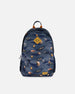 Backpack Navy Printed Mountains Animals - 18L School Supplies Deux par Deux 