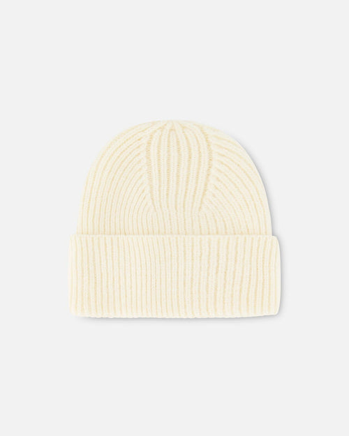 Mid-Season Knit Hat Off White Outdoor Accessories Deux par Deux 