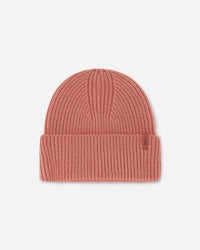 Mid-Season Knit Hat Brown Pink Outdoor Accessories Deux par Deux 