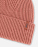 Mid-Season Knit Hat Brown Pink Outdoor Accessories Deux par Deux 