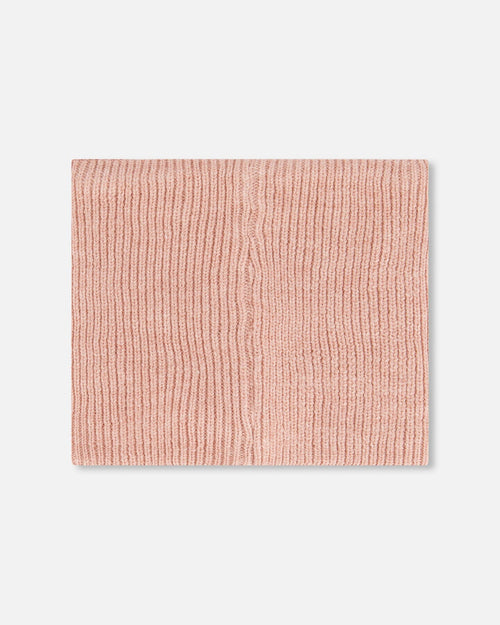 Mid-Season Knit Neckwarmer Dusty Pink Outdoor Accessories Deux par Deux 