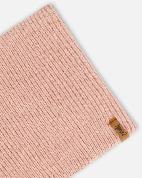 Mid-Season Knit Neckwarmer Dusty Pink Outdoor Accessories Deux par Deux 