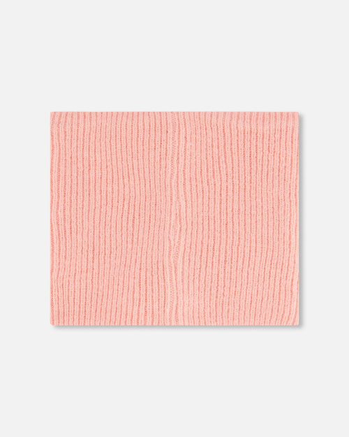 Mid-Season Knit Neckwarmer Pink Outdoor Accessories Deux par Deux 