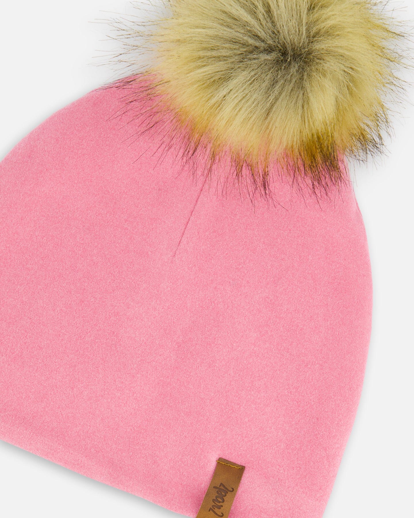 Mid-Season Jersey Detachable Pompom Hat Candy Pink Outdoor Accessories Deux par Deux 