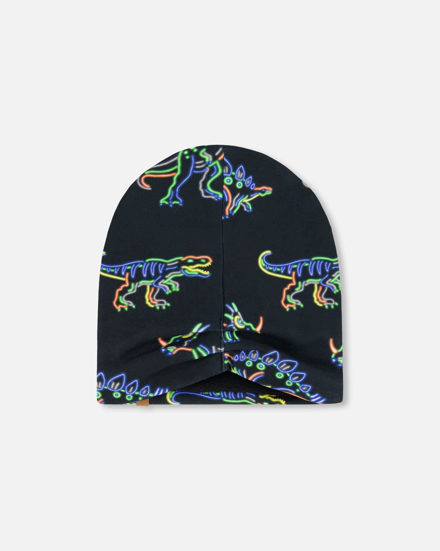 Mid-Season Jersey Hat Black Printed Neon Dino Outdoor Accessories Deux par Deux 