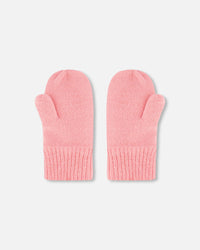 Knitted Mittens Pink Outdoor Accessories Deux par Deux 