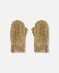 Knitted Mittens Taupe Outdoor Accessories Deux par Deux 