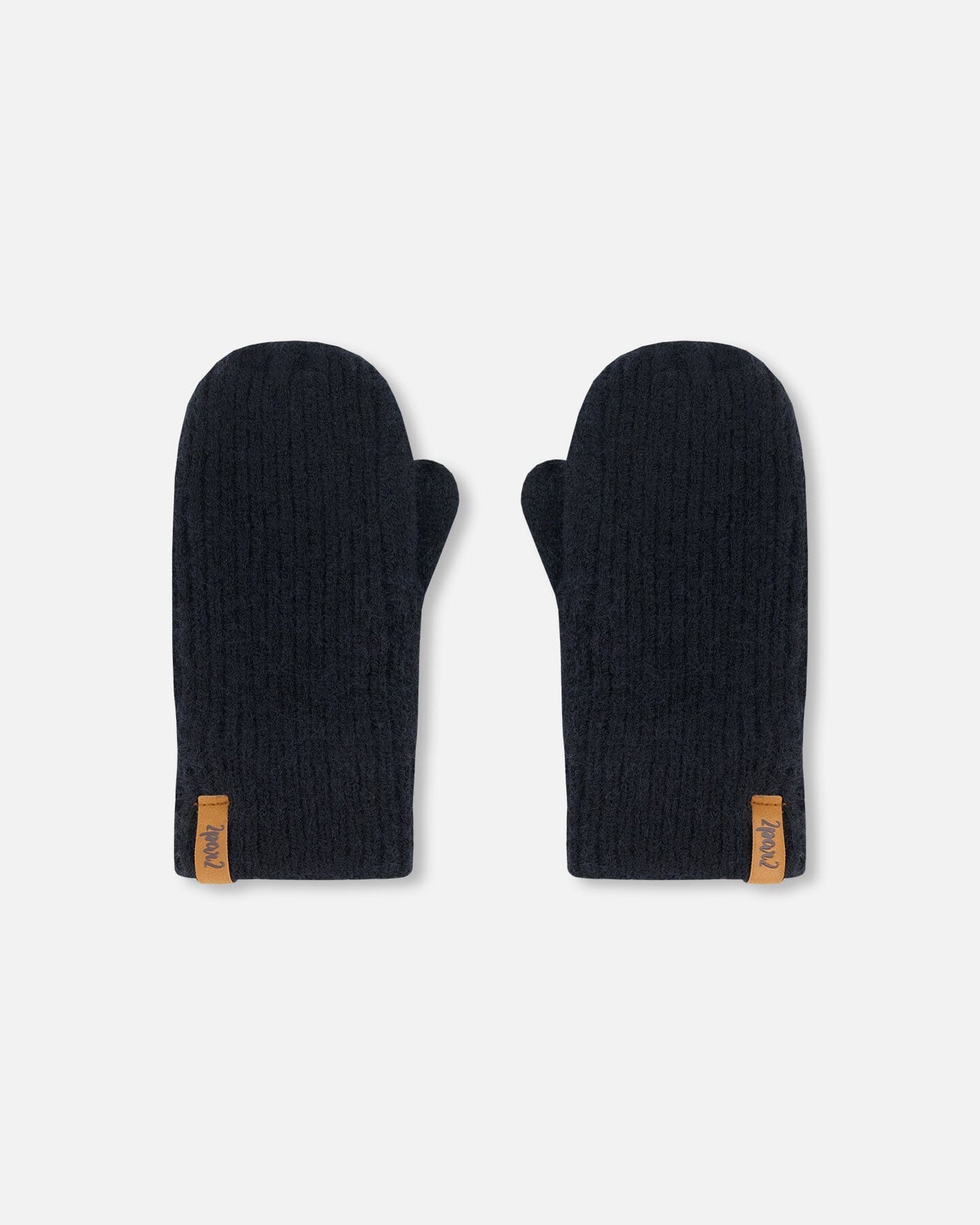 Knitted Mittens Black Outdoor Accessories Deux par Deux 