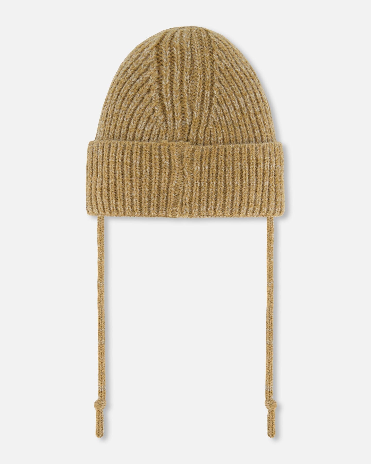 Mid-Season Knit Hat With Strings Taupe - G20ZW08_907