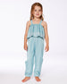 Chambray Jumpsuit With Embroidery Light Blue - G30F41_424